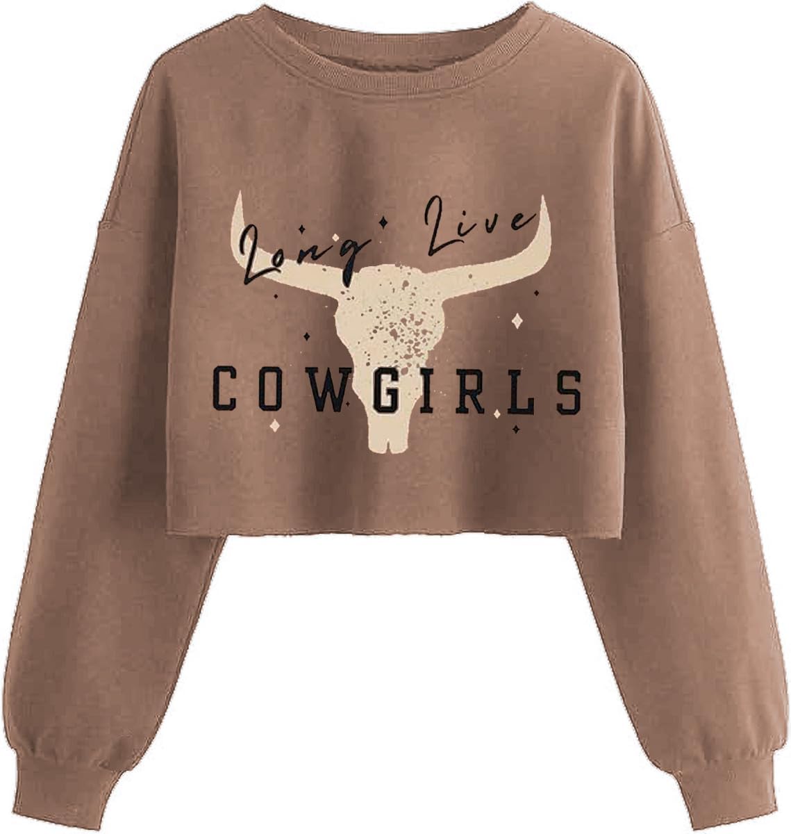 Women's Crop Sweatshirt Funny Graphic Lantern Long Sleeve Pullover Holiday Casual Tops