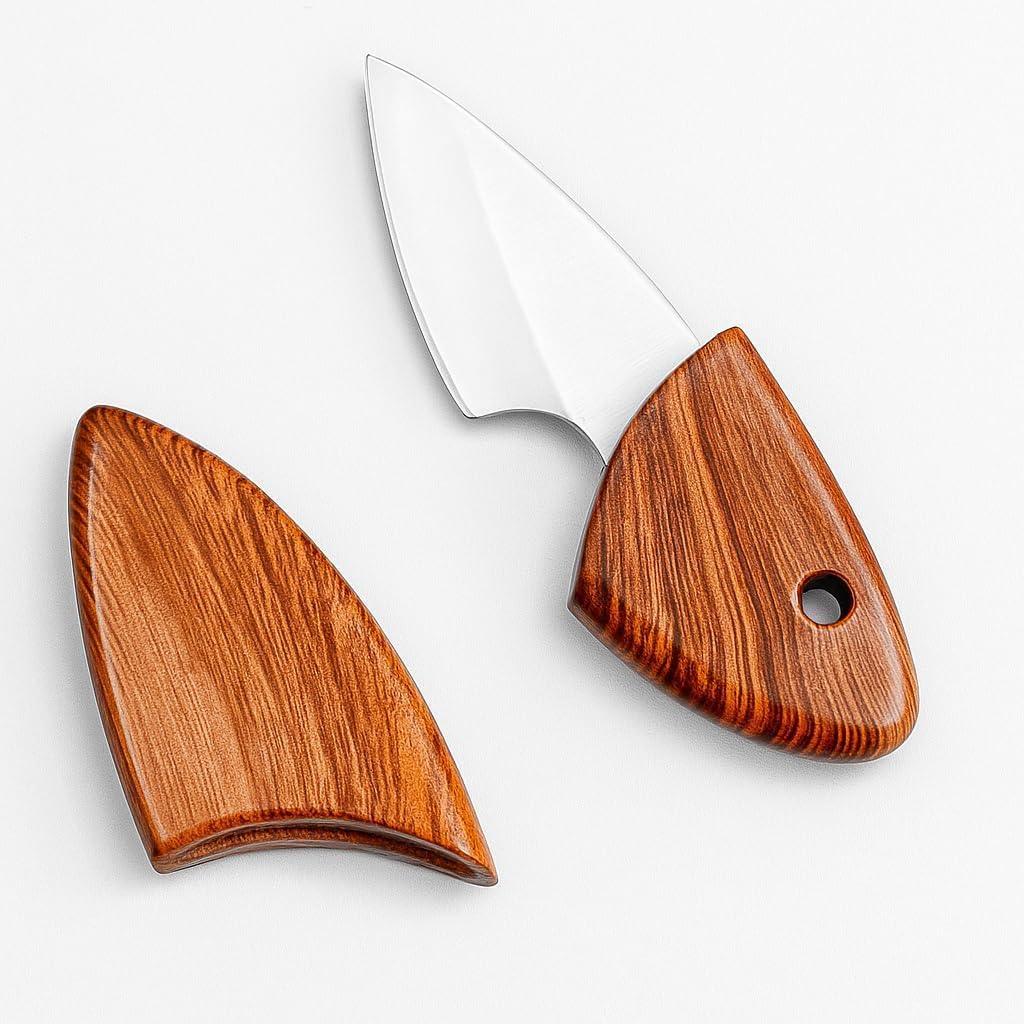 Pocket Knife with Protective Sheath, Multipurpose Box Cutter for Vegetables and Fruits-image-26