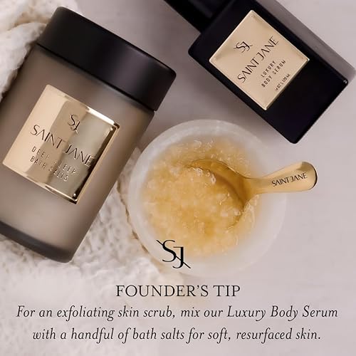 Miniatura 7 de SAINT JANE - Sales de baño para dormir profundo con magnesio + péptidos  Cuidado de la piel lujoso, con infusión floral y limpia (12 oz  12.0 fl oz)