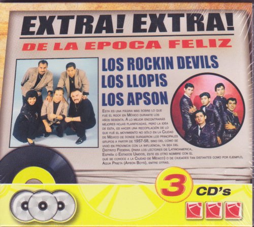 Los Rockin Devils, Los Llopis, Los Apson "3cd's"
