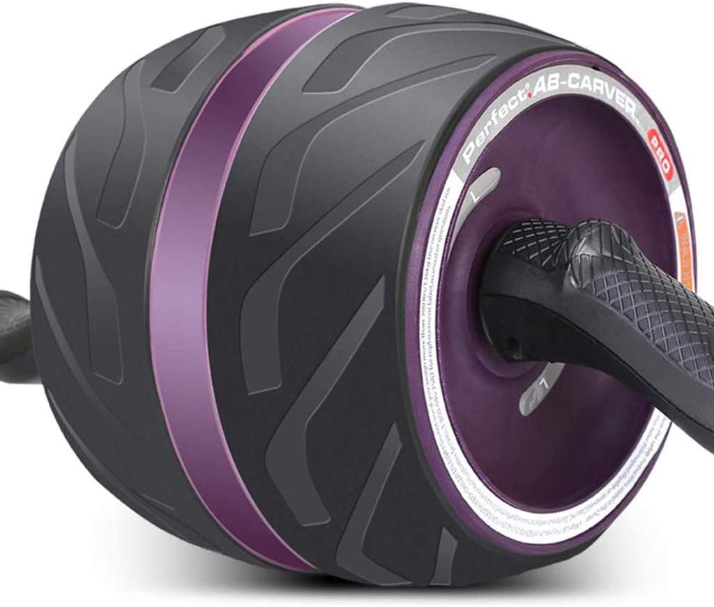 Abdominal wheel men and women with squat pad abdominal muscles home fitness equipment automatic roller mute fitness