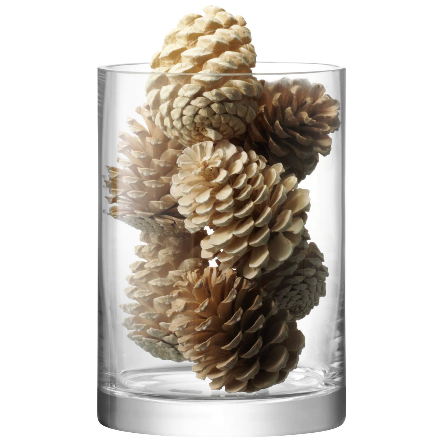 LSA CO28 Column, Vaso/portacandele, 24 x 17 cm (altezza x diametro), Trasparente