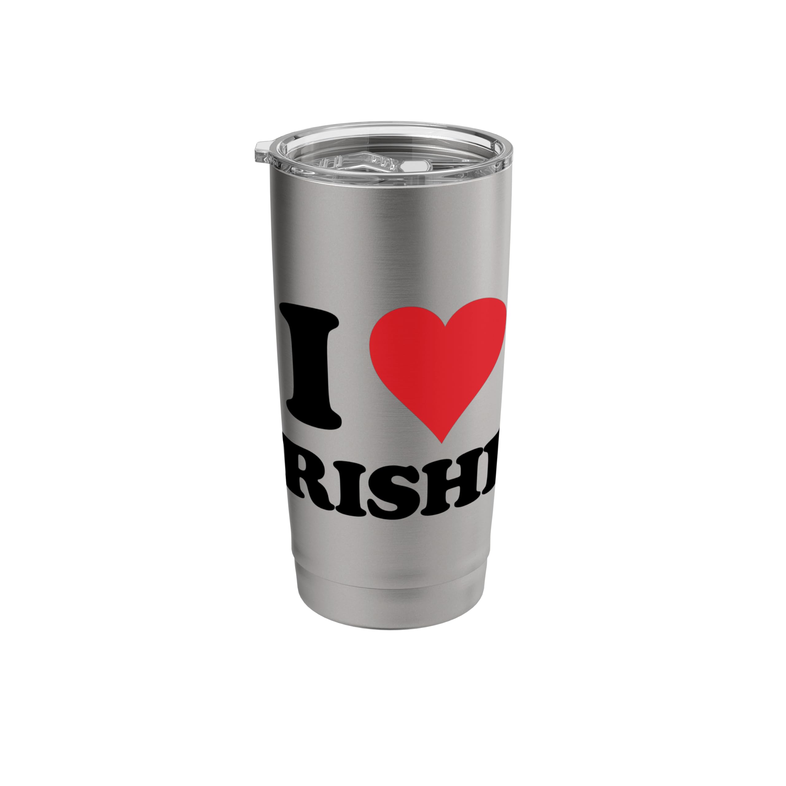 I Heart Rishi First Name I Love Personalized Stuff Stainless Steel Insulated Tumbler