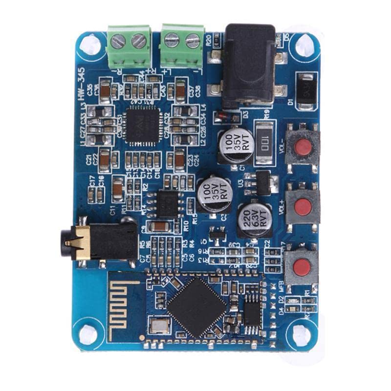 REES52 PAM8610 Bluetooth 4.0 Amplifier Board Player Module DC12V 2X10W Dual Channel Stereo Hi-Fi Amplifier for Speaker AMP Stereo-image-24