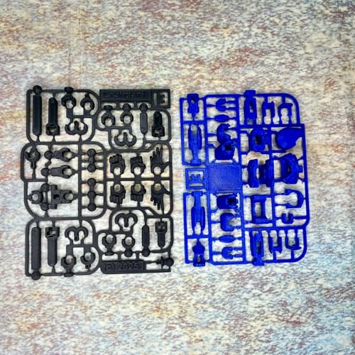 Image of DIY Dummy-13 Action Figure Robot | Fully Articulated Action Figure Toy | 3D Printed (5.4inches) (Blue-Black)