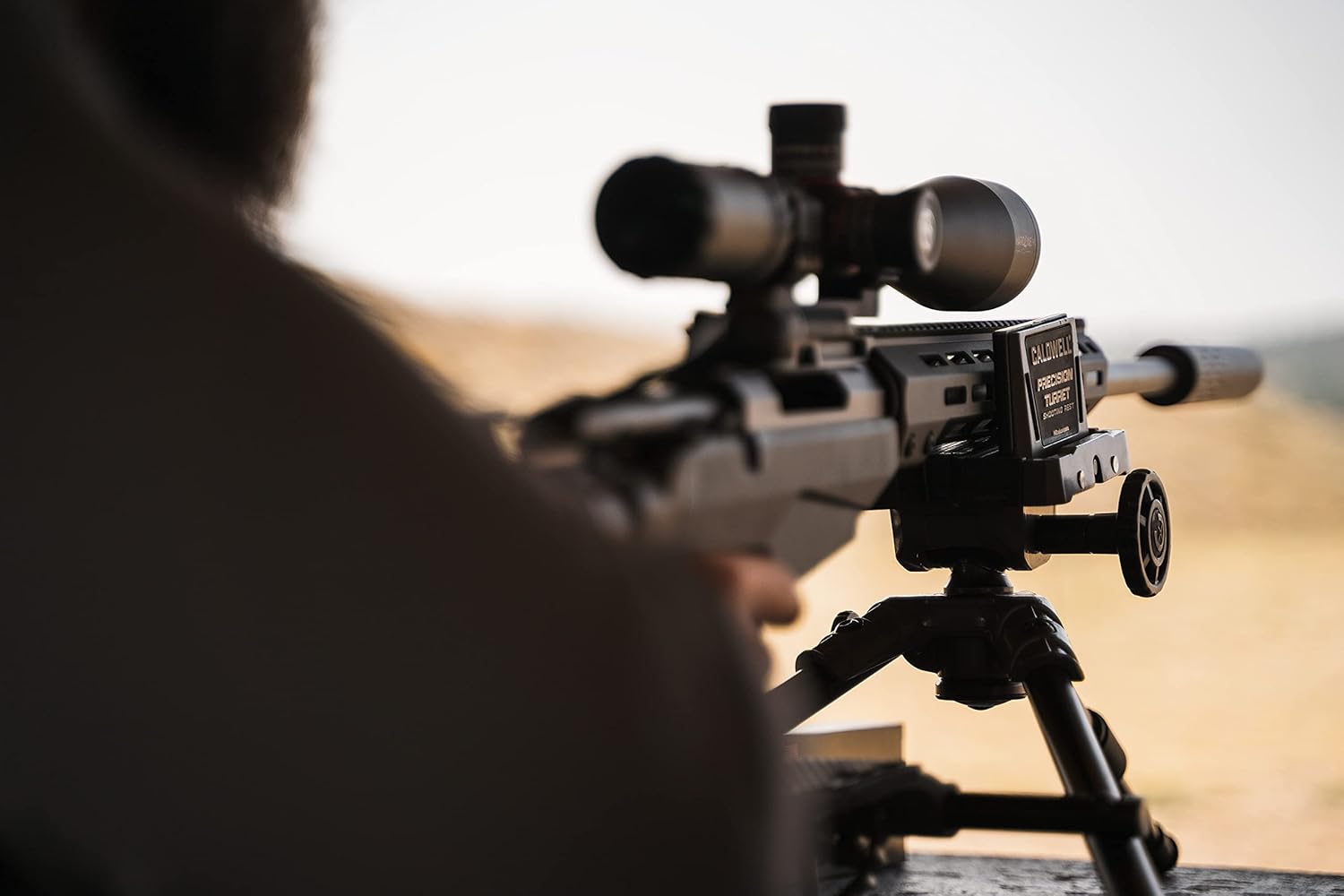 Caldwell Precision Turret Rest with Adjustable Ambidextrous Swivel Design and Detachable Magazine Rest with Pistol Grip Attachment for Rifles, Shot Stabilization, and Target Shooting - Image 3