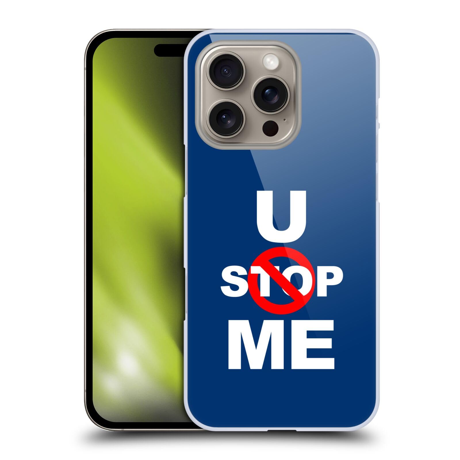 Head Case DesignsOfficially Licensed WWE John Cena U Can't Stop Me Superstars 9 Hard Back Case Compatible with Apple iPhone 16 Pro