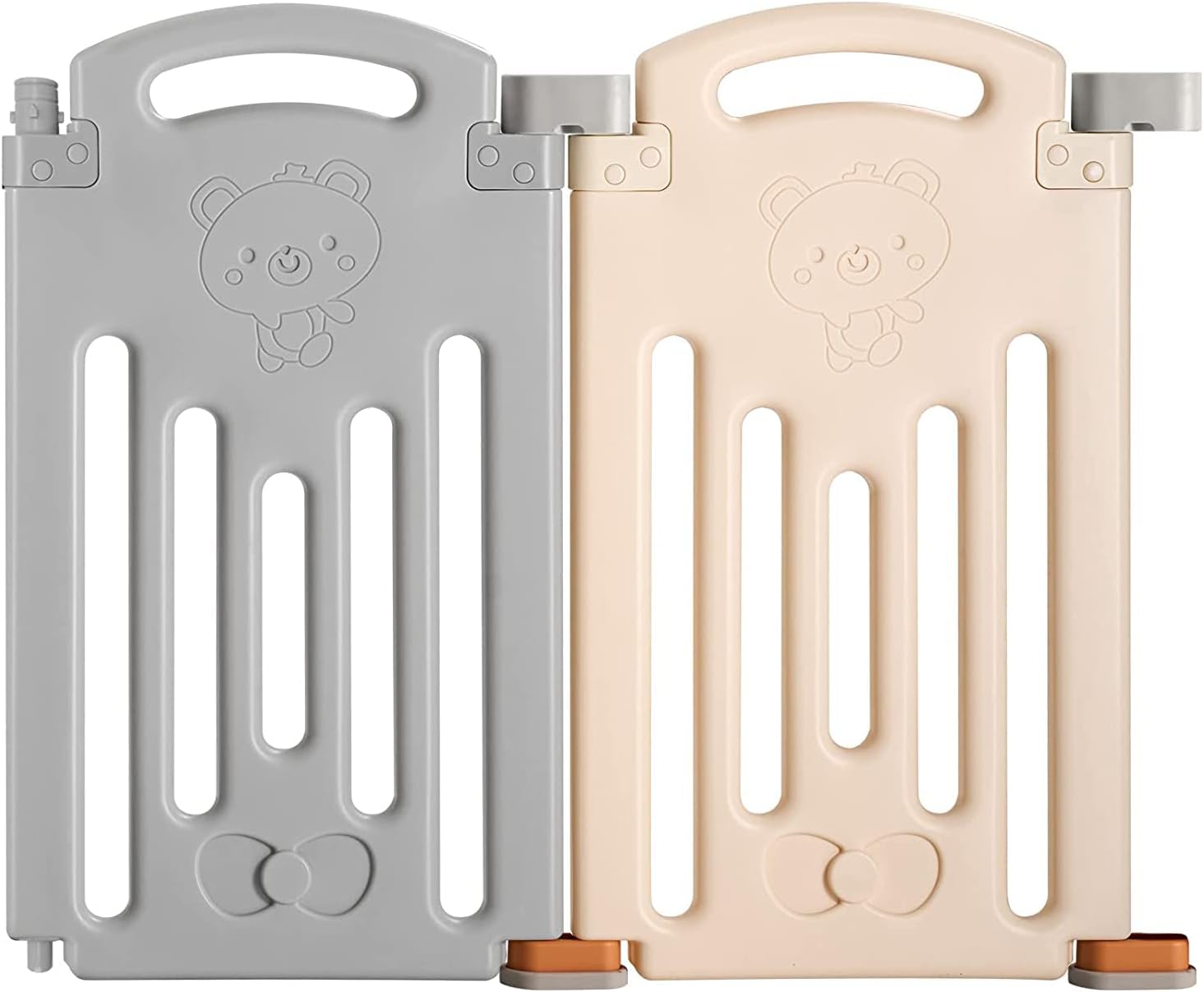 UANLAUO 2-Panel Baby Play Yard, Foldable Playpen Extension, Safety and Durable Playpen Panel