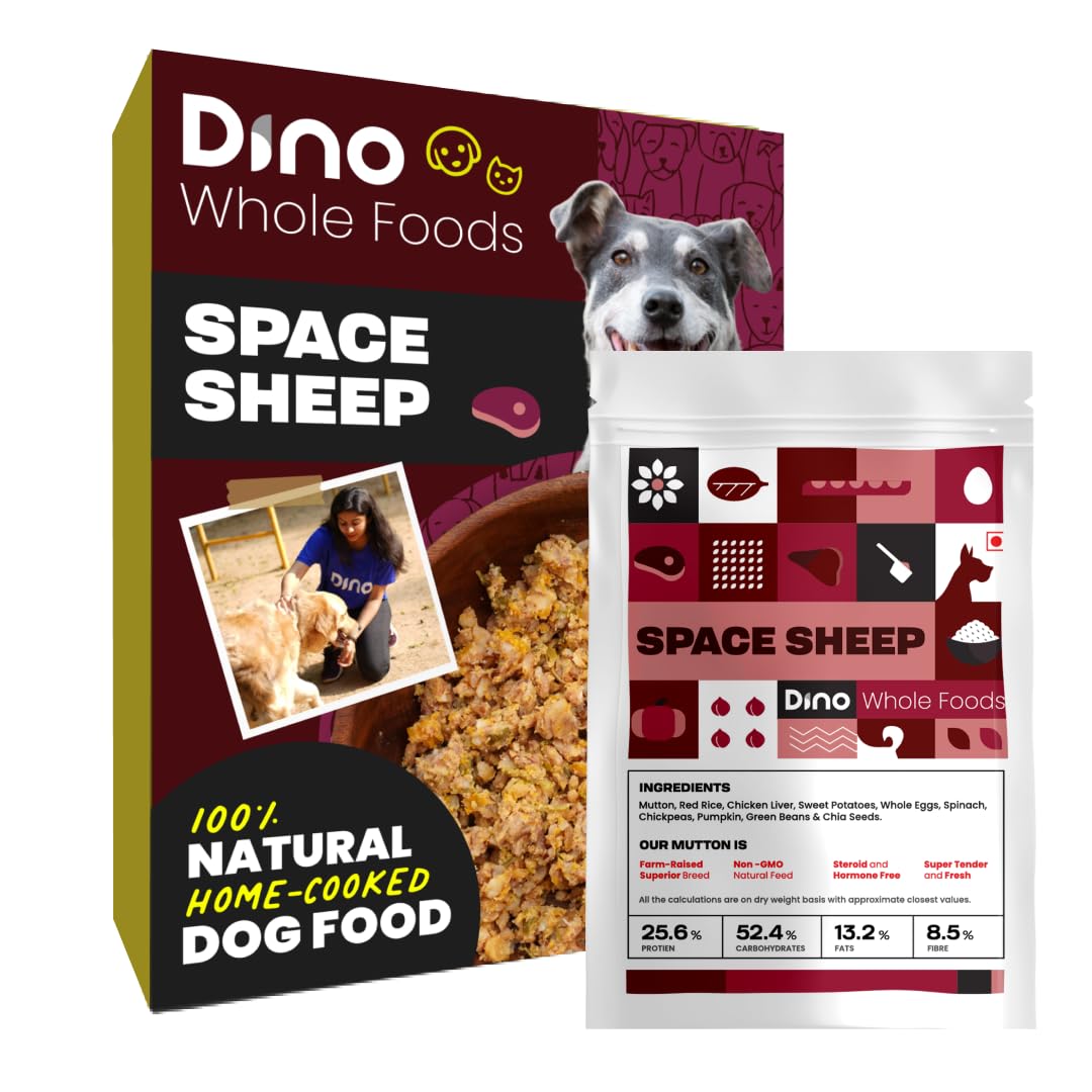 Dino Whole Foods Mutton Wet Dog Food with Real Mutton & Chicken Liver Chunks - Nutrient-Rich, Gluten Free, Natural Fresh Ingredients, Ideal Dog Food for Puppy & Adults - 300g (Pack of 15) (B0CBJ2S6QC) Amazon Price History, Amazon Price Tracker