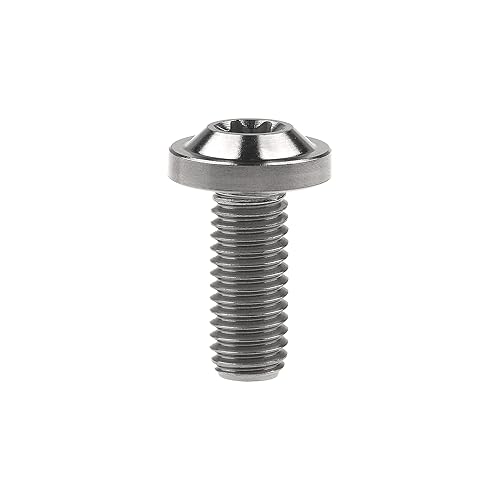 Miniatura 3 de Tornillos de cabeza Torx de titanio M8 10 15 20 25 30 60 2.756 in Tornillos de cabeza Torx paquete de 4 (M8x15mm, plateado)