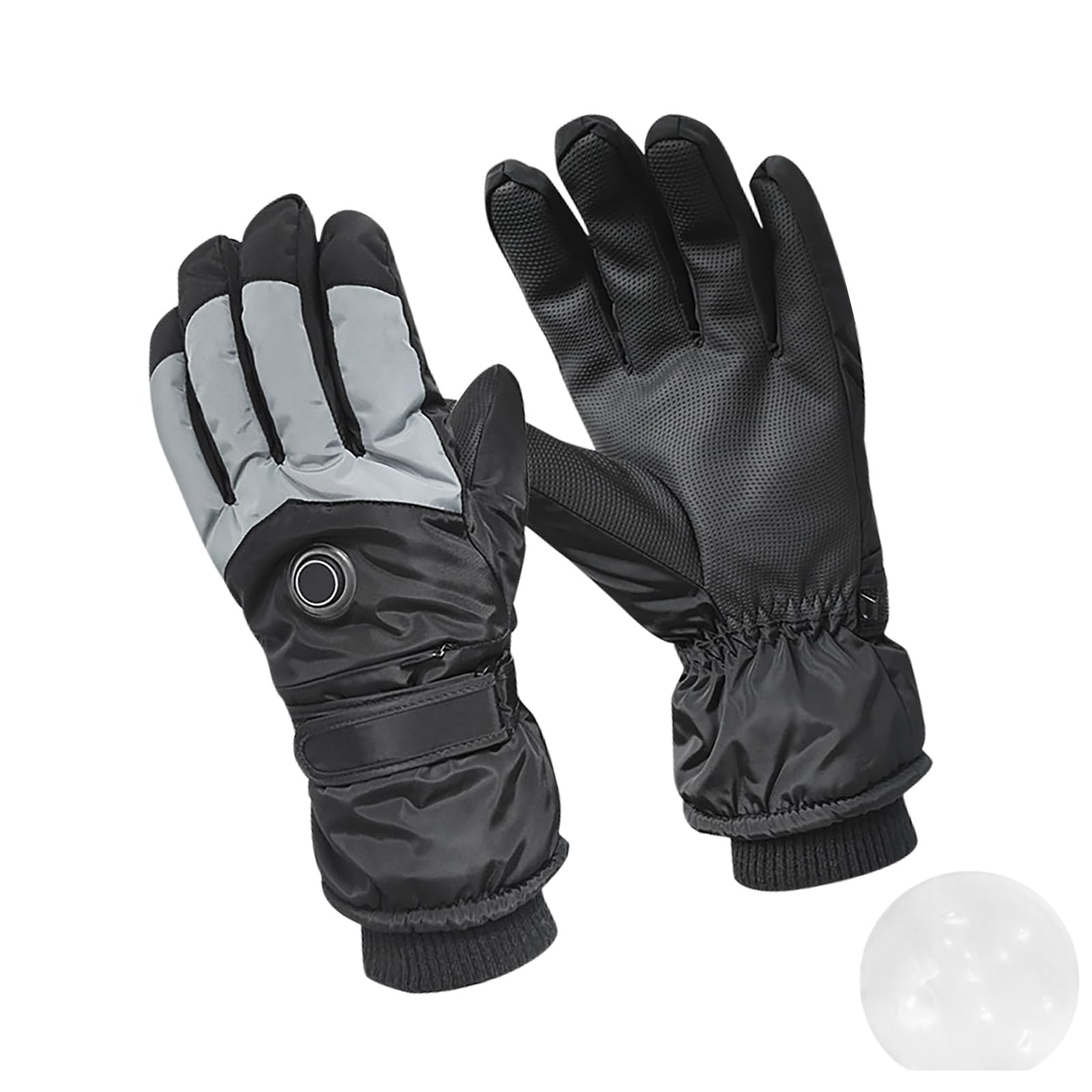 Buxuaaaa Quick Heating Rechargeable Gauntlets 5000mAh Battery 6 Time Action Touch Panel Consistent Male Women Winter Sports Warmed Gauntlets Rechargeable Battery