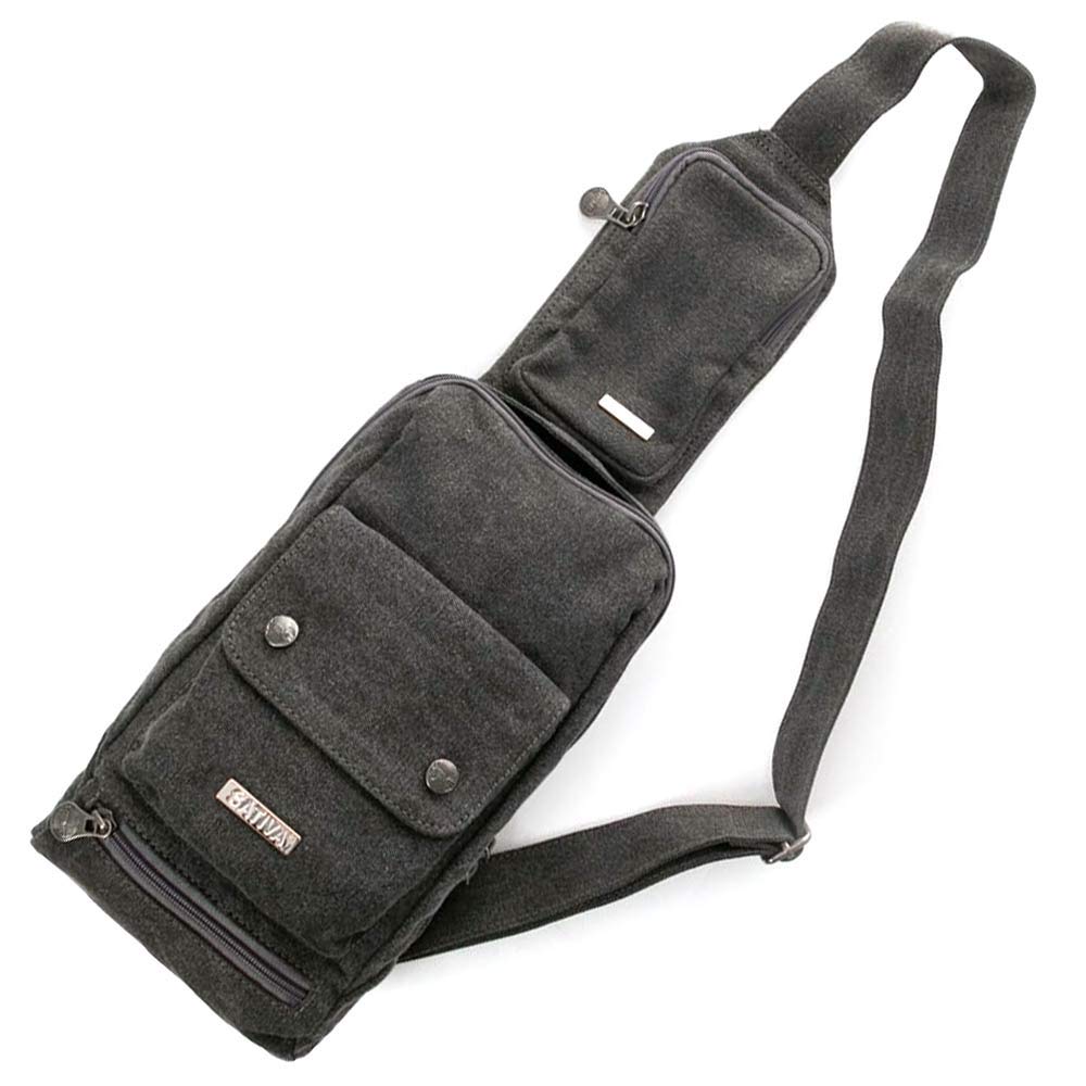 Sativa The Sling Hemp Bags-Grey