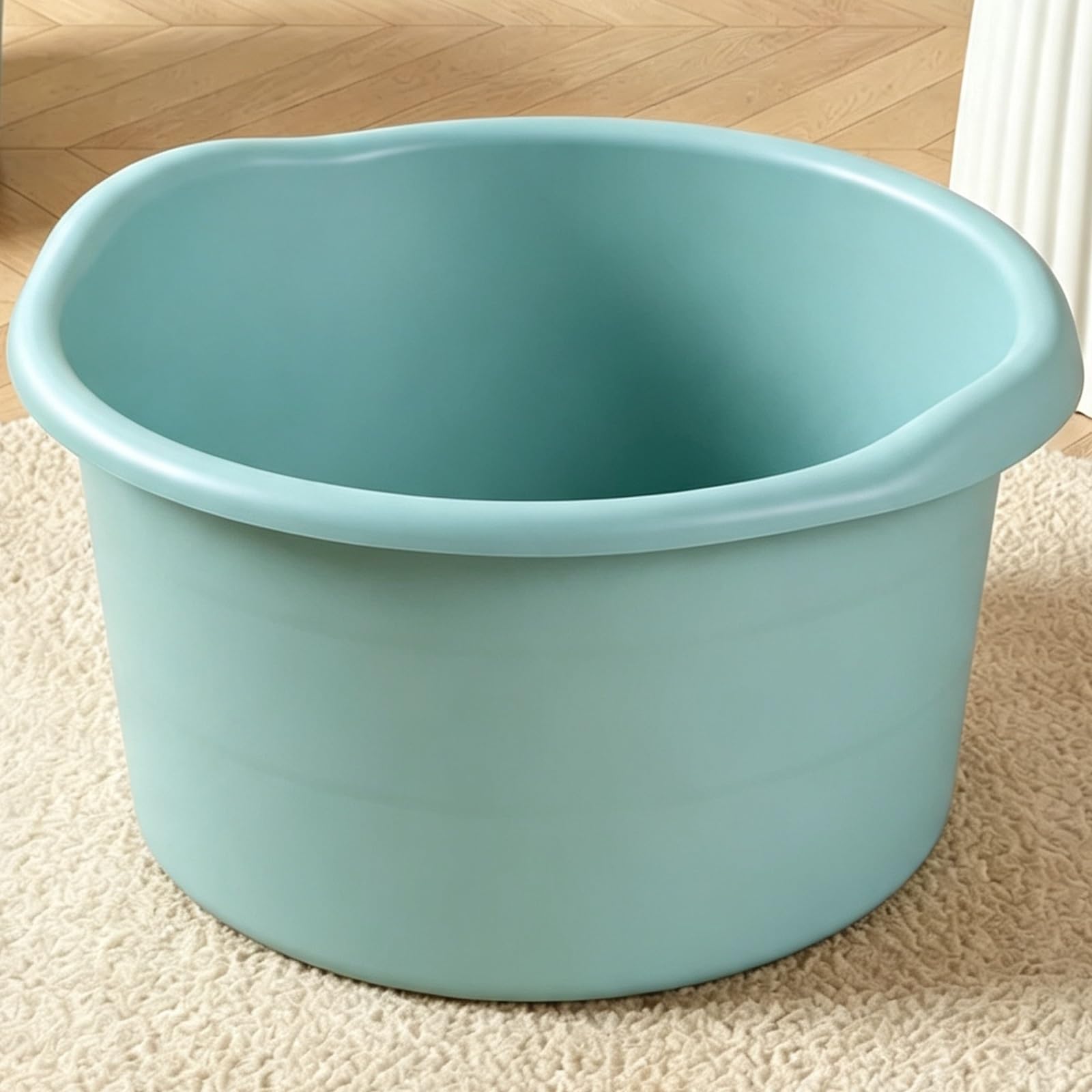 Vasca Idromassaggio I Piedi, Protuberanze Massaggianti Suola Integrate | Corpo Ispessito Resistente All'usura,Design Accentuato L'ammollo Dei Vitelli,Adatto L'uso Domestico(Blue)