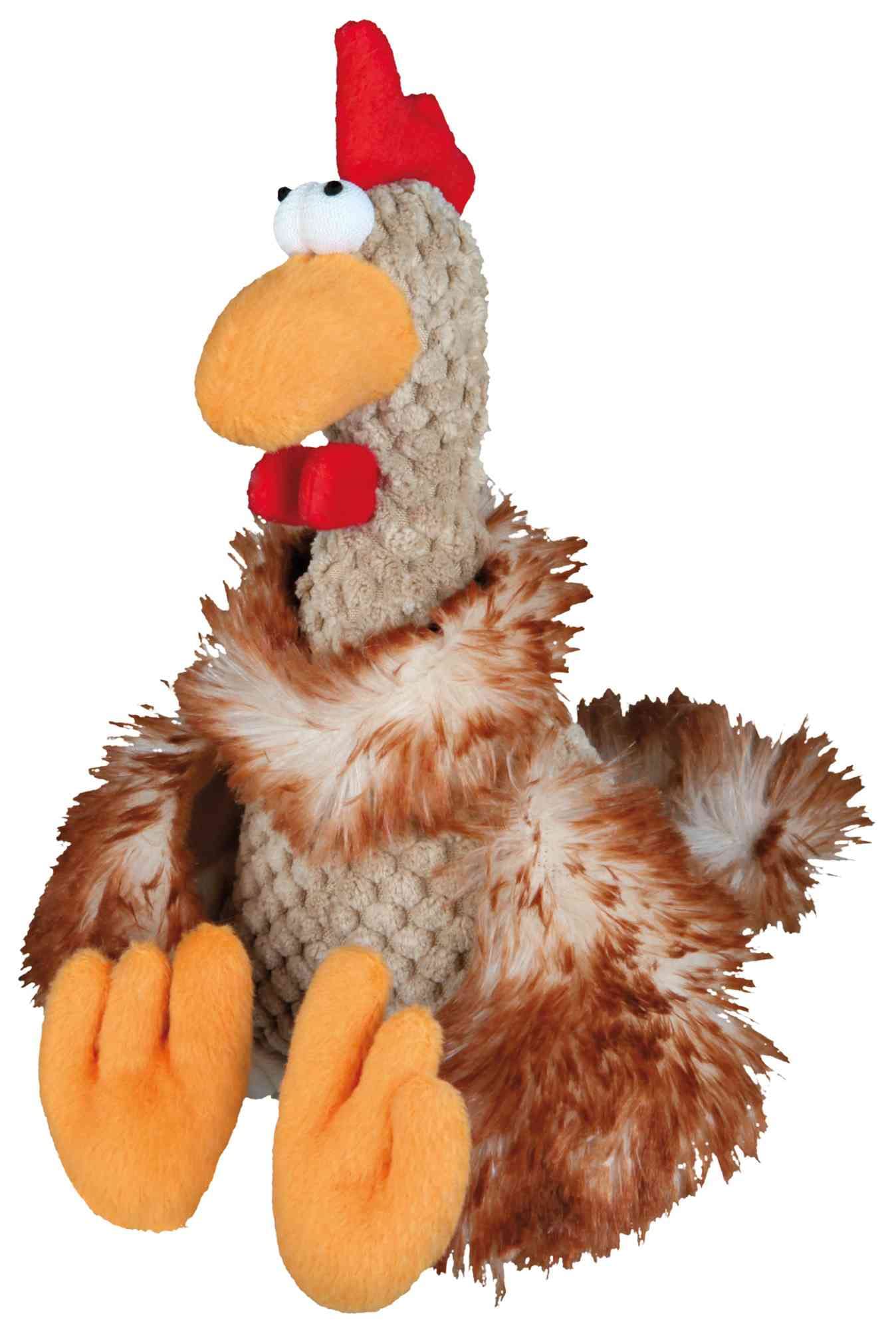 Trixie Plush Rooster Dog Toy - 22CM