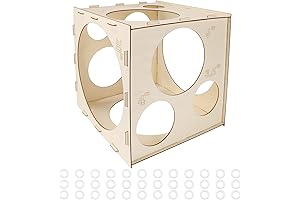 Collapsible 12-Hole Multi-Size Balloon Sizer Box (2-10 Inches)