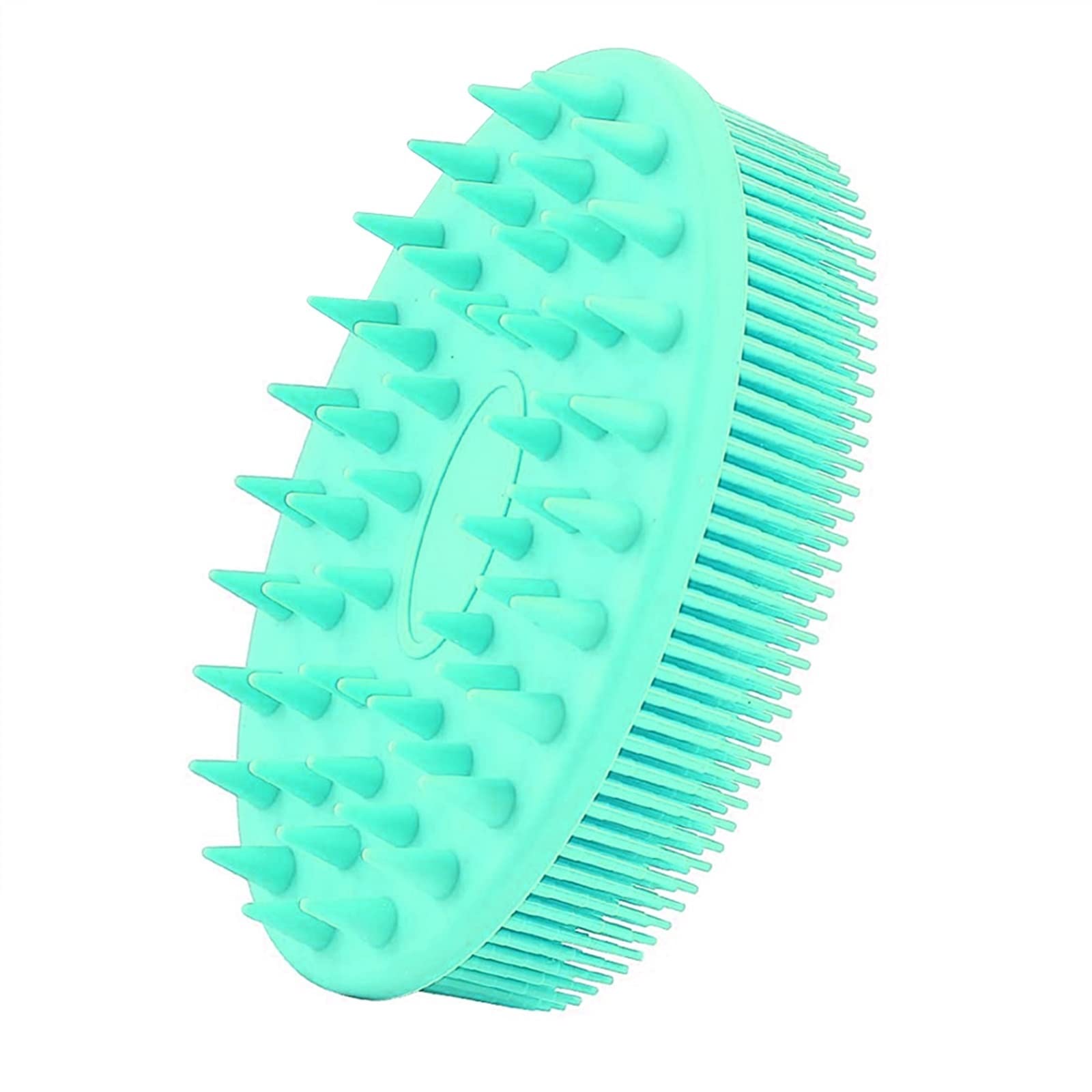 Brosse shampooing silicone bain douche et peigne massage cheveux vert