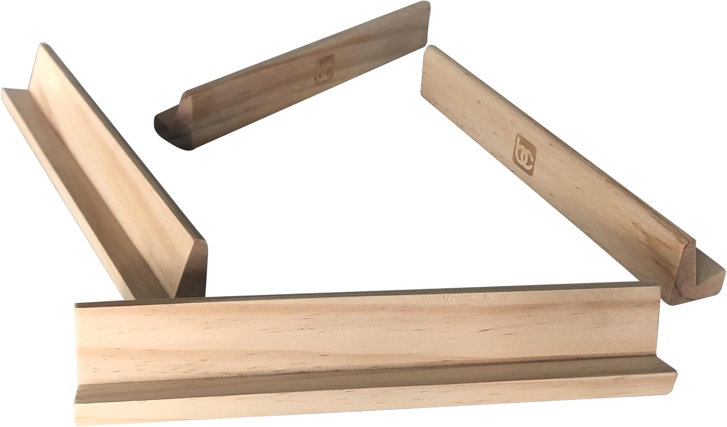 Bene Casa - Cuban Flag Design Double Nines Dominoes Set 55 Dominoes, Wooden Domino Trays - Set of 4 Each Tray Can Hold Up to 10 Dominoes/Bundle.