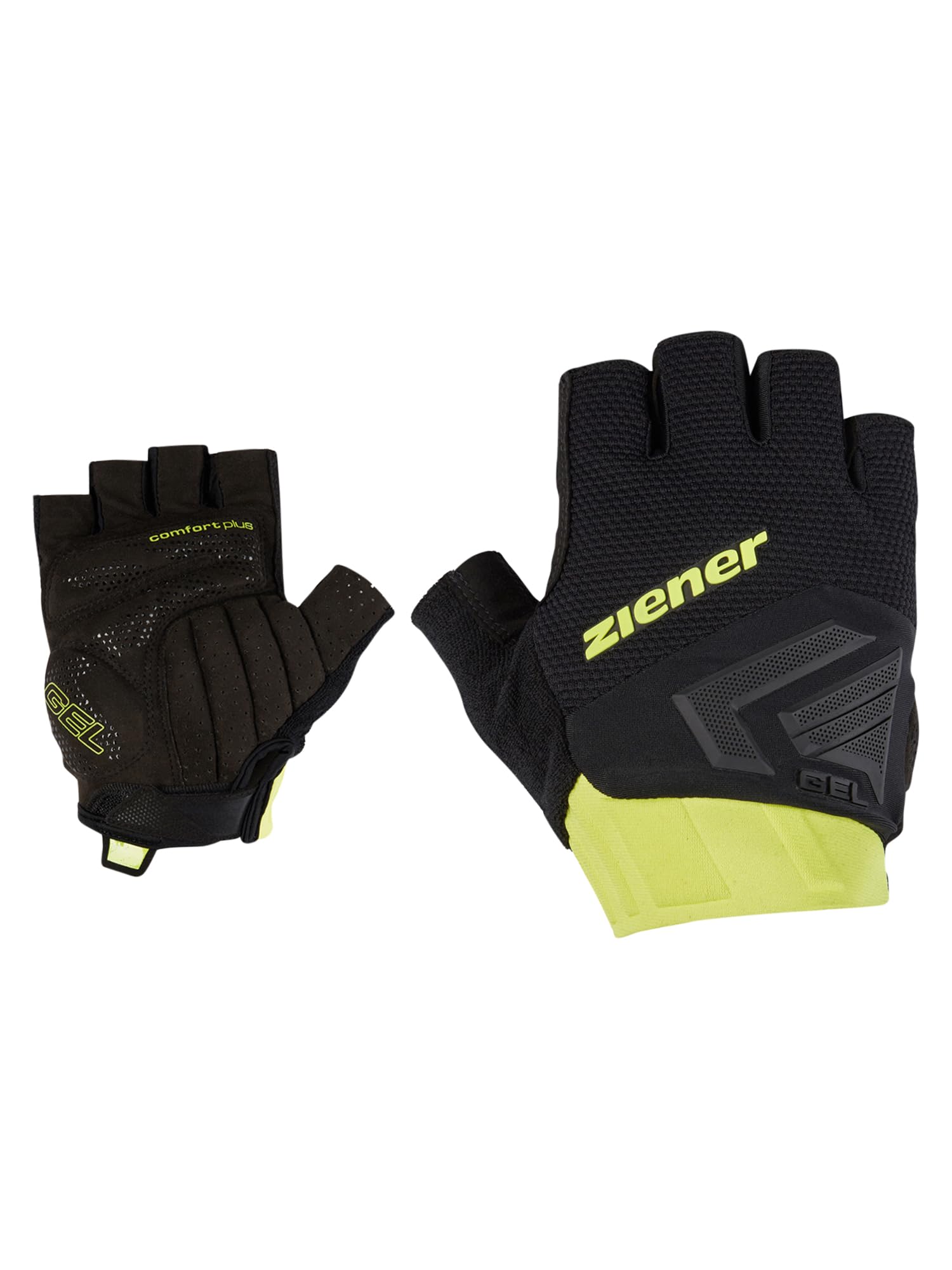 Ziener Herren Curdin Fahrrad-/Mountainbike-/Radsport-Handschuhe | Kurzfinger-atmungsaktiv/dämpfend