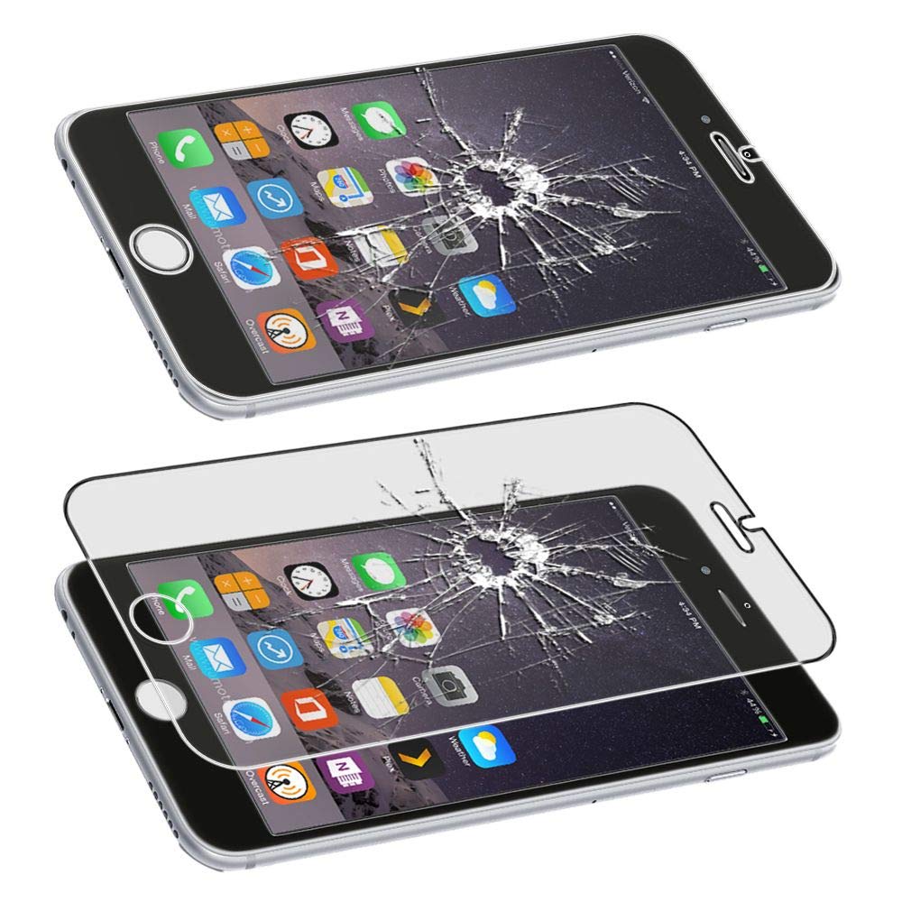LRK Crystal Clear case for iPhone 6 Plus/6s Plus, [Non-Yellowing] [10FT Military Grade Protection] Anti-Scratch Protective Transparent Cover with Acrylic Hard (Back) + Soft TPU Bumper (Sides) - Clear