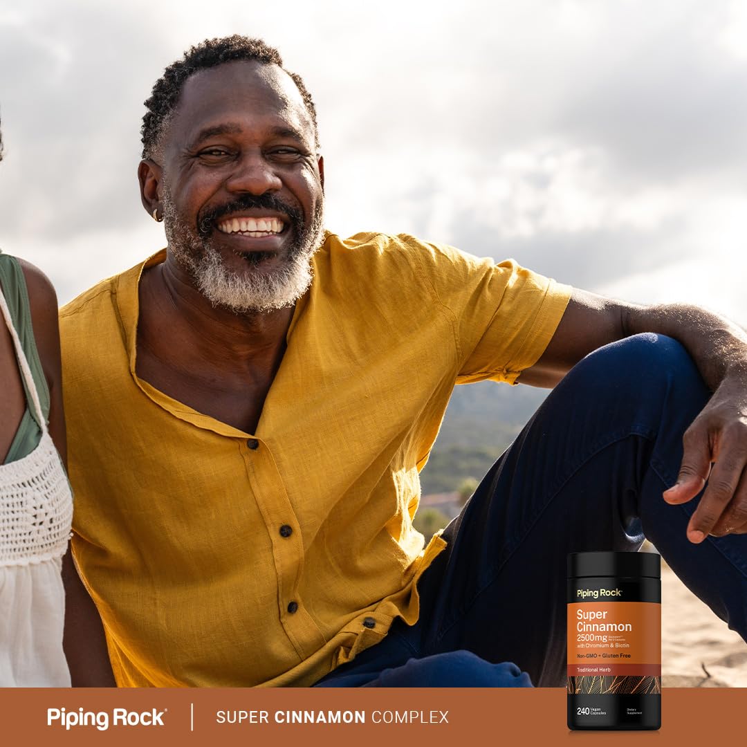 Piping Rock Super Ceylon Cinnamon Complex Capsules | 240 Powder Pills — Amazon image 6