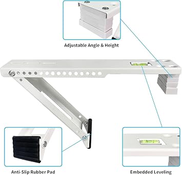 Heavy Duty 165lb Window Air Conditioner Support Bracket Fits Up to 24K btu A/C Units