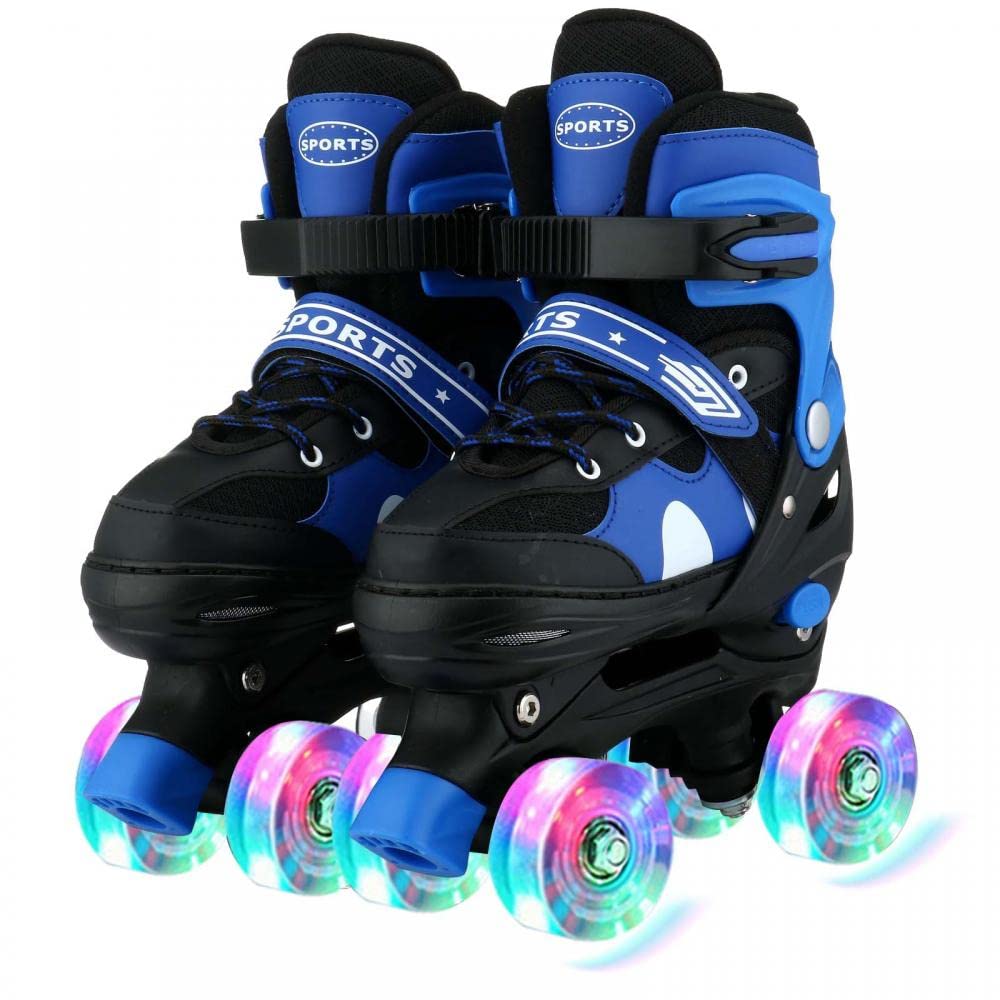 Buric Adjustable Roller Skates,Polypropylene-PP Roller Skates for Girls Boys for Kids
