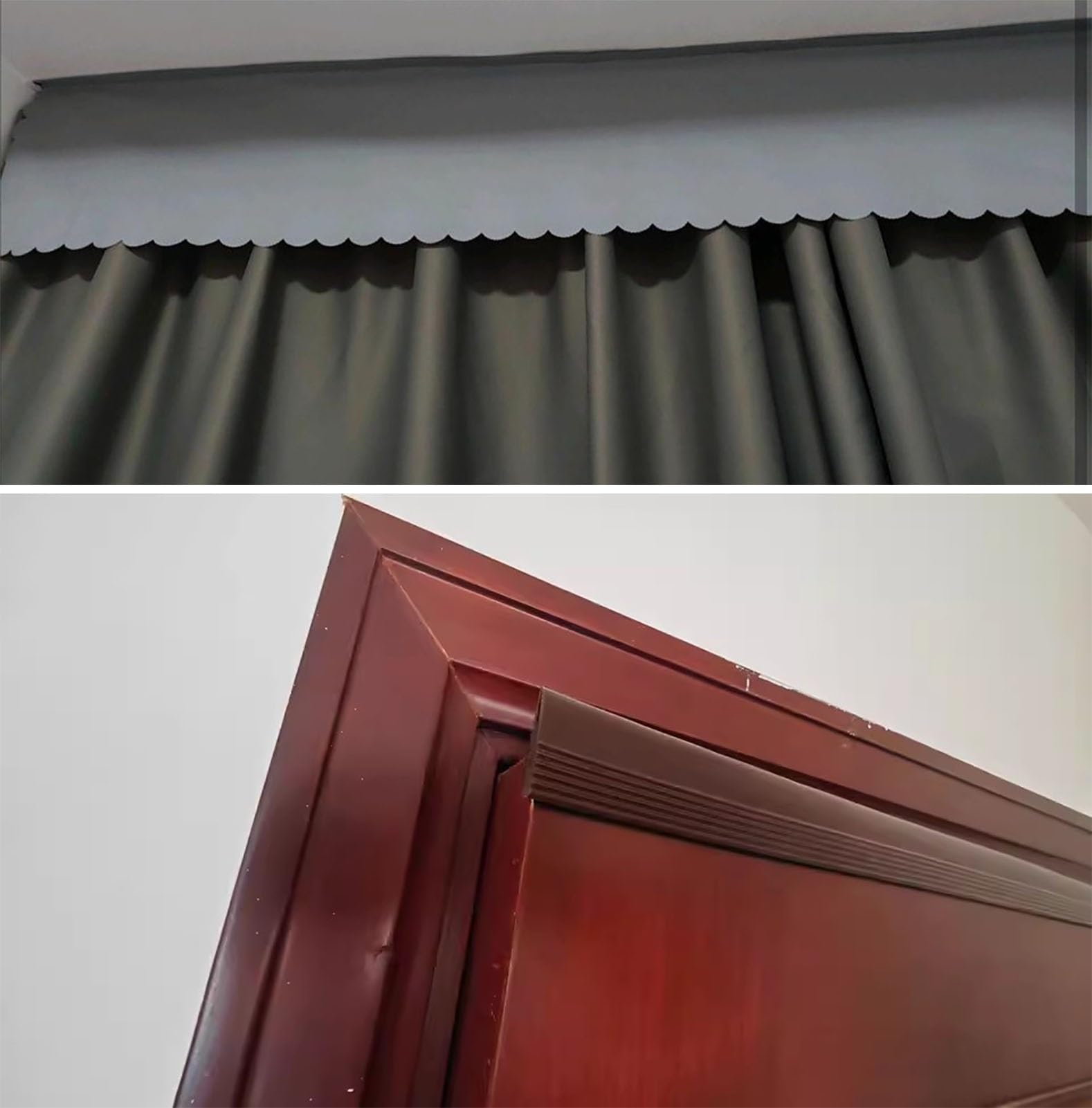 Bloccante Della Luce Della Burletes para La Parte Inferior de La Puerta, Tiras Bloqueadoras de Luz para Ventanas, Burlete Protector contra Insectos y Relleno de Huecos