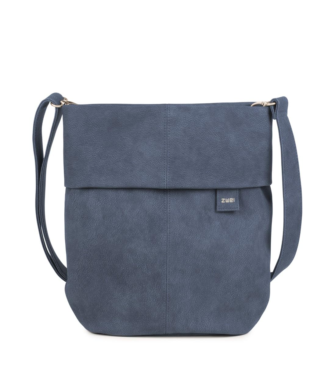Zwei Damen Handtasche Mademoiselle.M M12 Umhängetasche 7 Liter Crossbody Bag, Schultertasche in DIN-A4-Größe, Schlüsselring, Geheimfach, inkl. extra kurzen, abnehmbaren Schultergurt