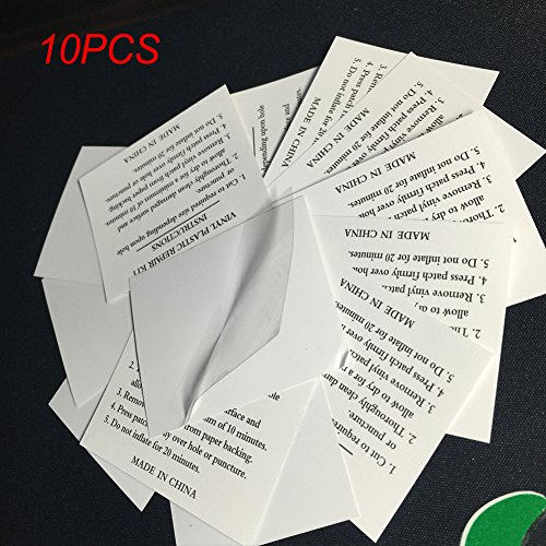 10 PCS Klar Repair Patch, selbstklebend Heavy Duty aufblasbarer Reparatur-Set Pool Schwimmen Ring Repair Patch Cover