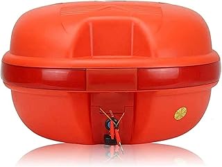 CXSMKP Valise pour Moto Top Case Moto Casques De Moto 32L Motorcycle Top Boîte De Voyage Voyage Bagagerie Boîte À Bagages Réflecteur Vélo Tail Boîte