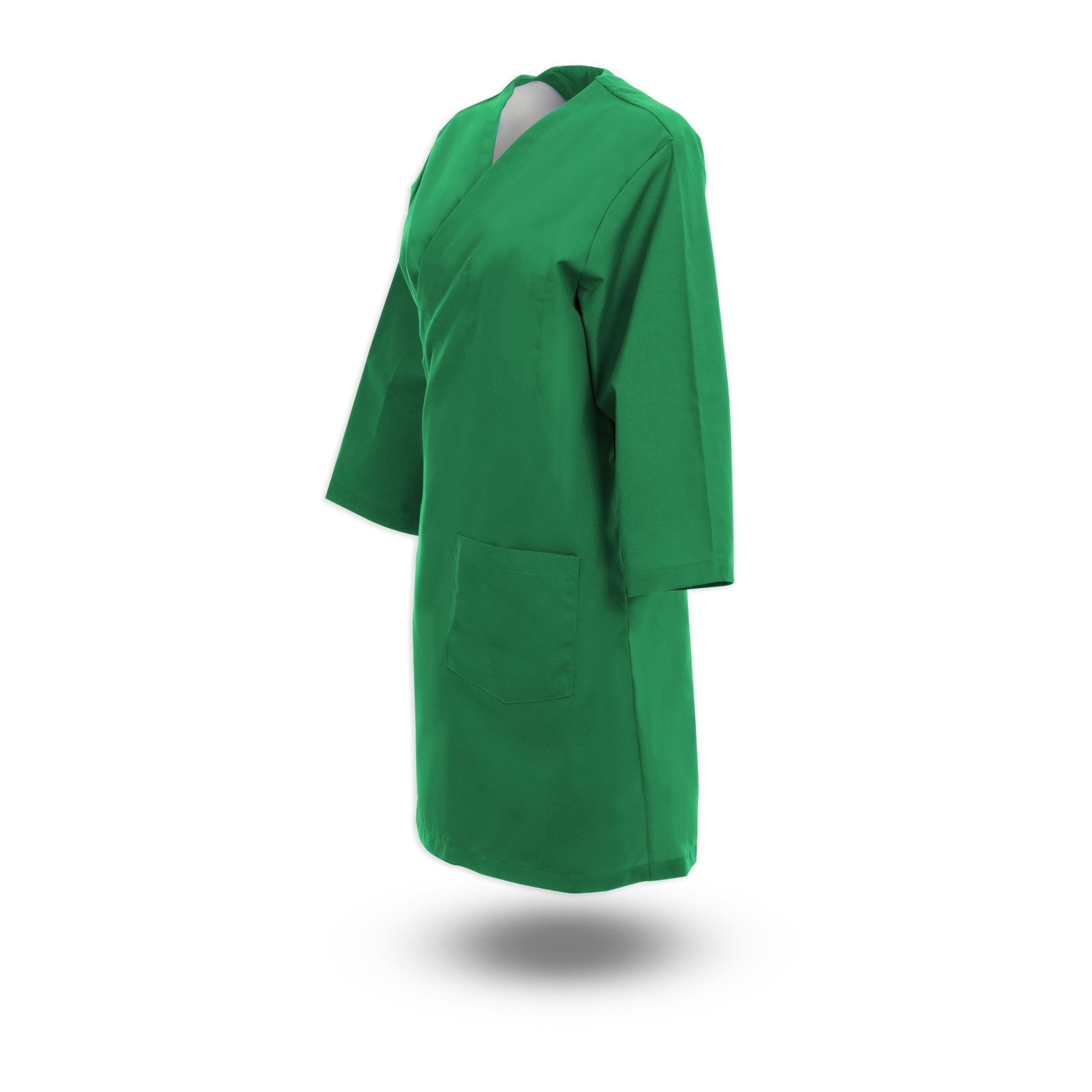 Chef Trends Pinnacle Image Wraparound Gown - No Pocket WR18 - White, Medium