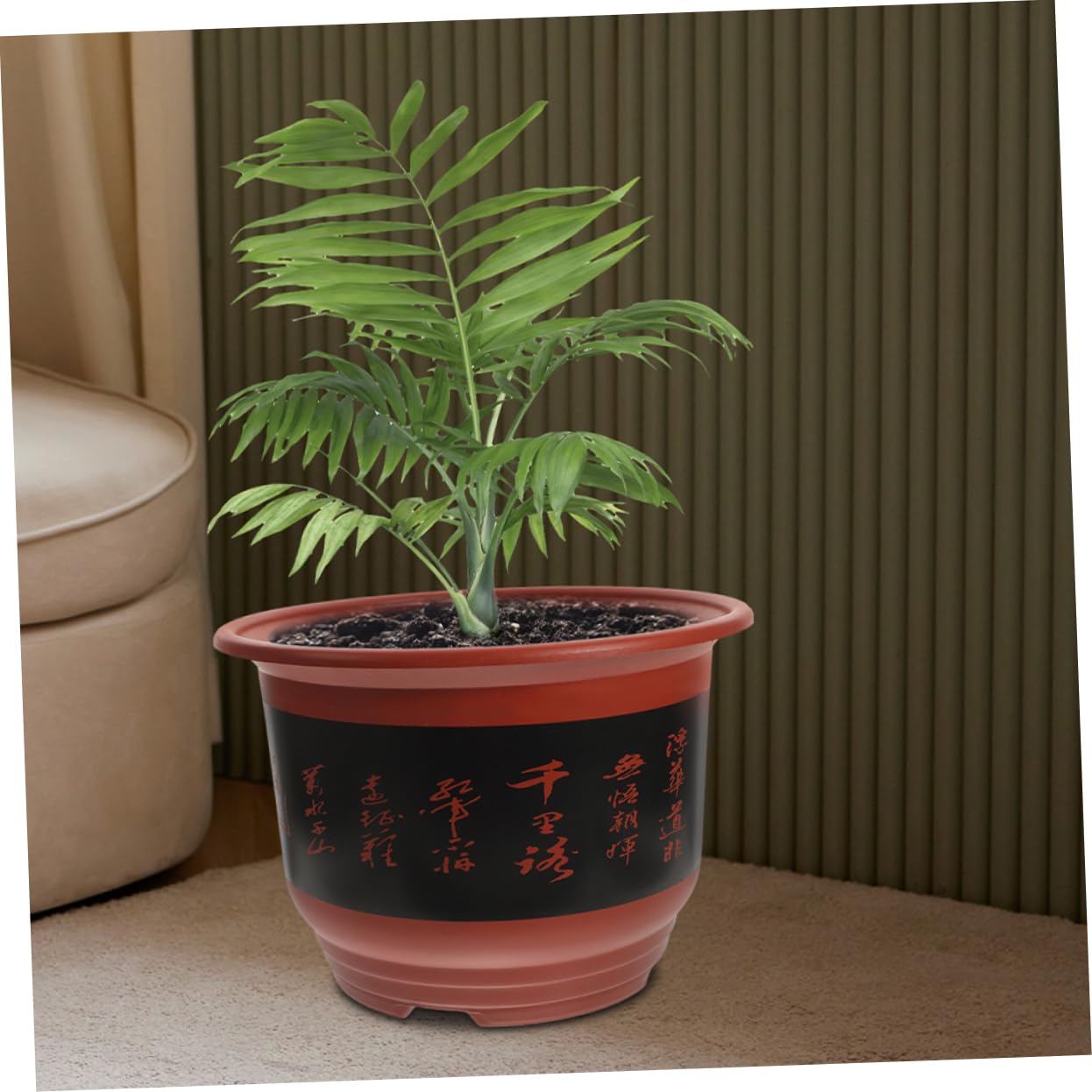 BESPORTBLE 2pièces Pots à Orchidées Plastique Jardinières pour Plantes Succulentes Et Cactus Contenants De Fleurs Brique Hauteur