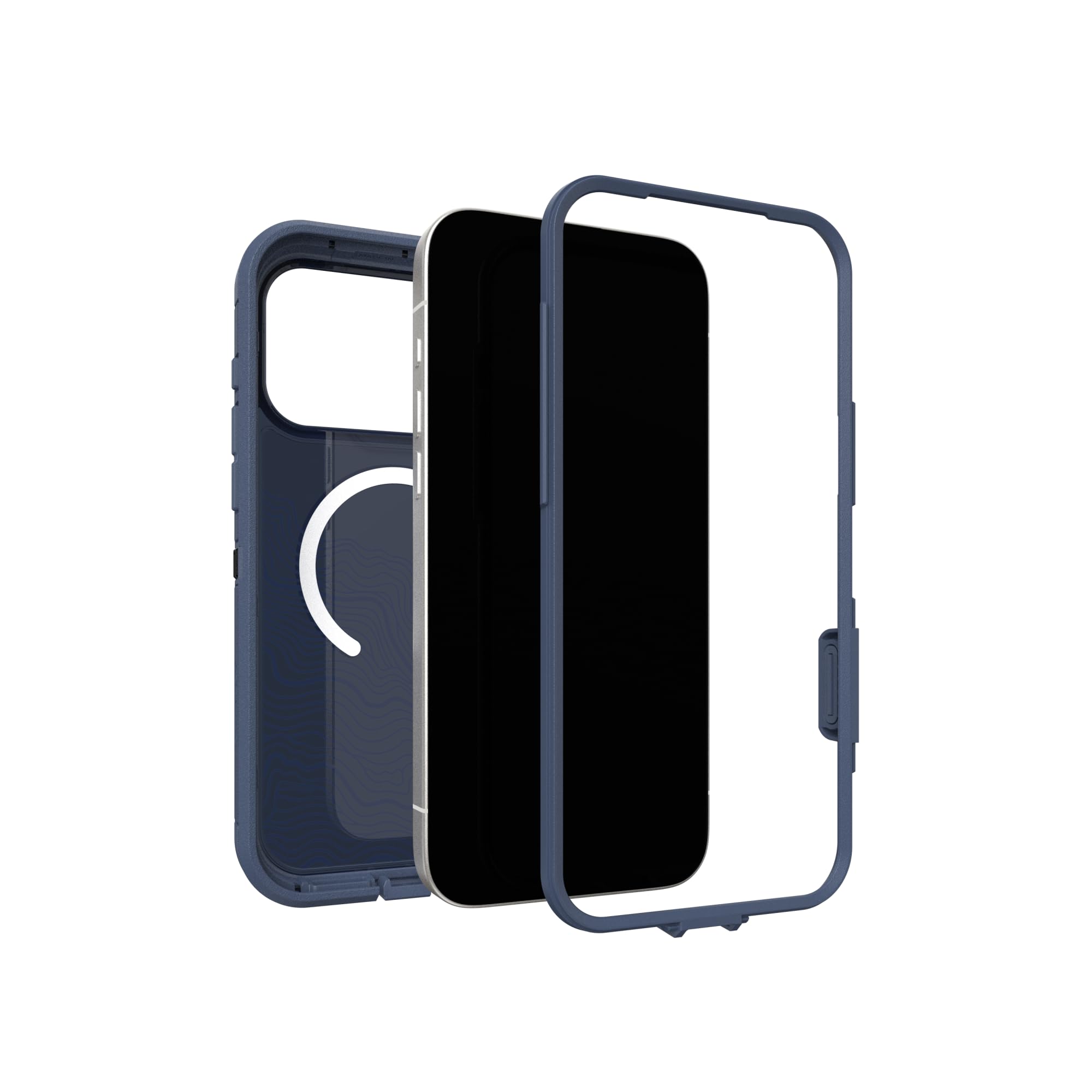 OtterBox Funda Transparente para iPhone 17 Pro MAX Defender Series Pro XT - Offgrid - Azul - Funda Resistente, Resistente y Duradera para iPhone, se Ajusta a MagSafe | Funda para iPhone resistente, resistente y duradera, se ajusta a MagSafe, funda de dobl