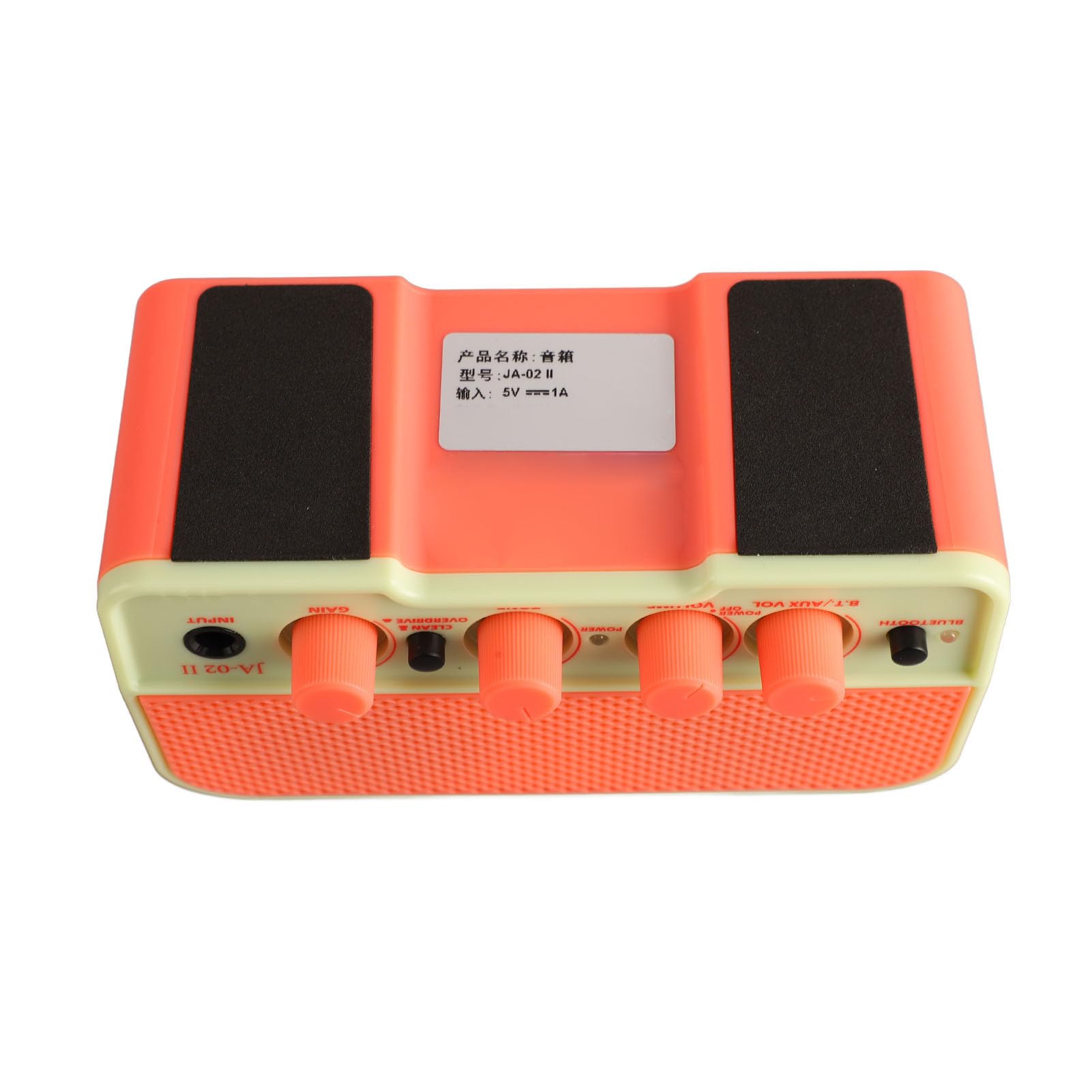 Amplificatore per Chitarra Elettrica, Amplificatore per Chitarra a Doppio Canale Mini Amplificatore per Chitarra con Connessione BT5.0 per Suonare (PINK)