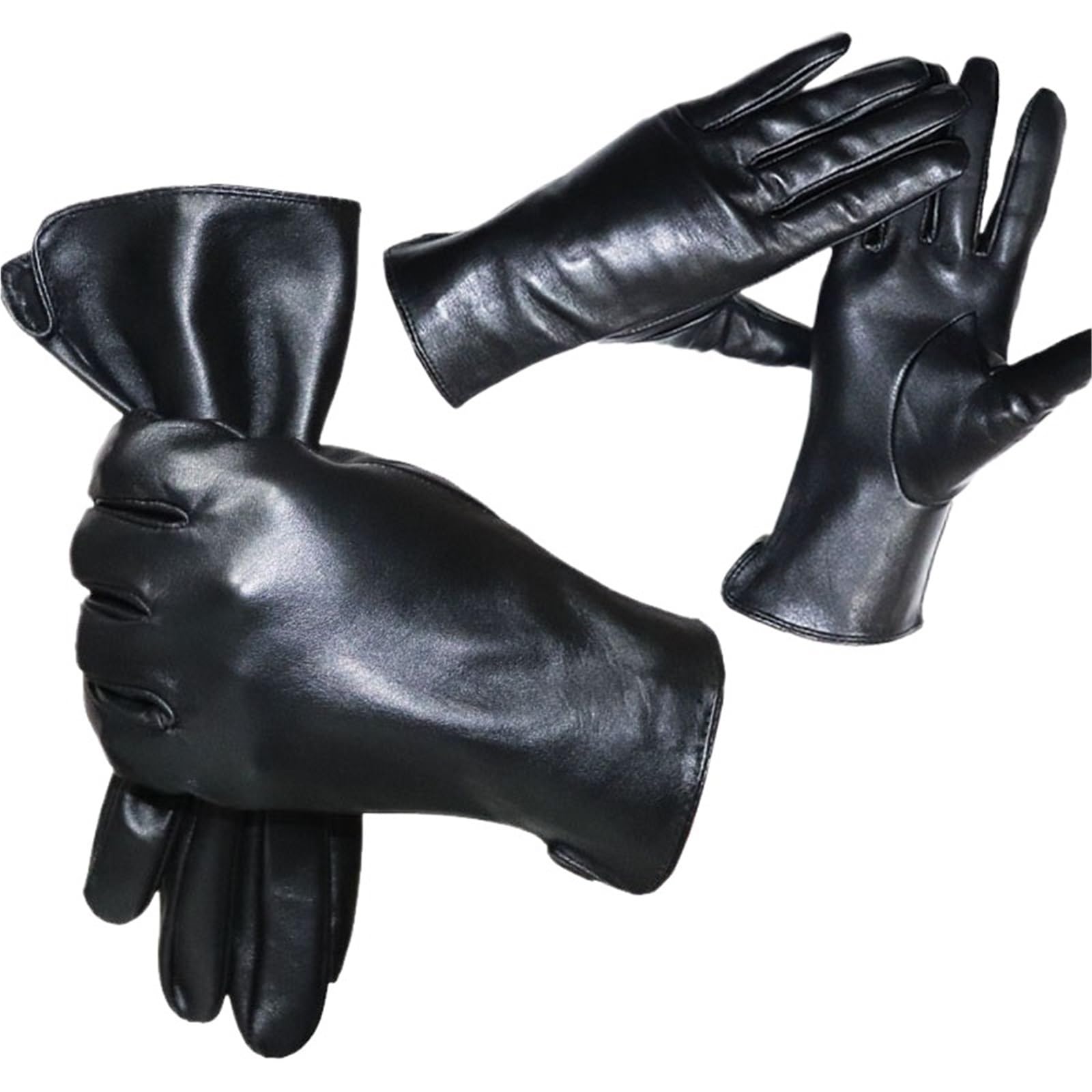Guanti da guida in pelle Guanti in pelle da uomo e donna, in di pecora, senza fodera, sottili, for moto, primavera, autunno inverno, touch screen