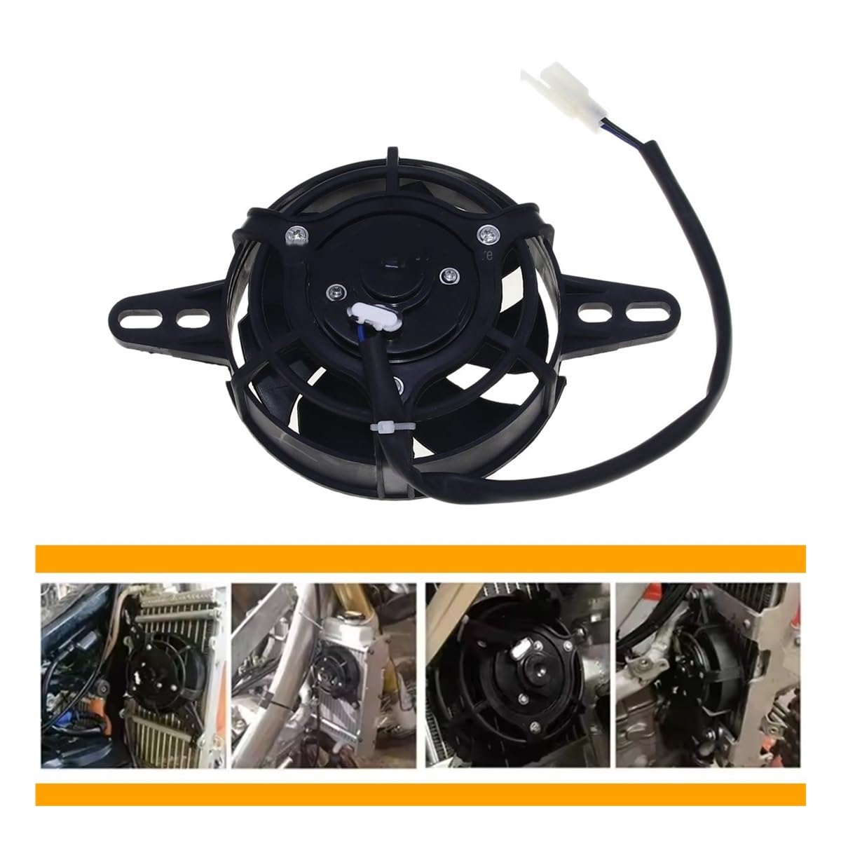 Radiatore Ventola Per 12V Accessori Universali Motociclo Ventola Raffreddamento Radiatore Motore Dell'olio Per ATV Per Motocross