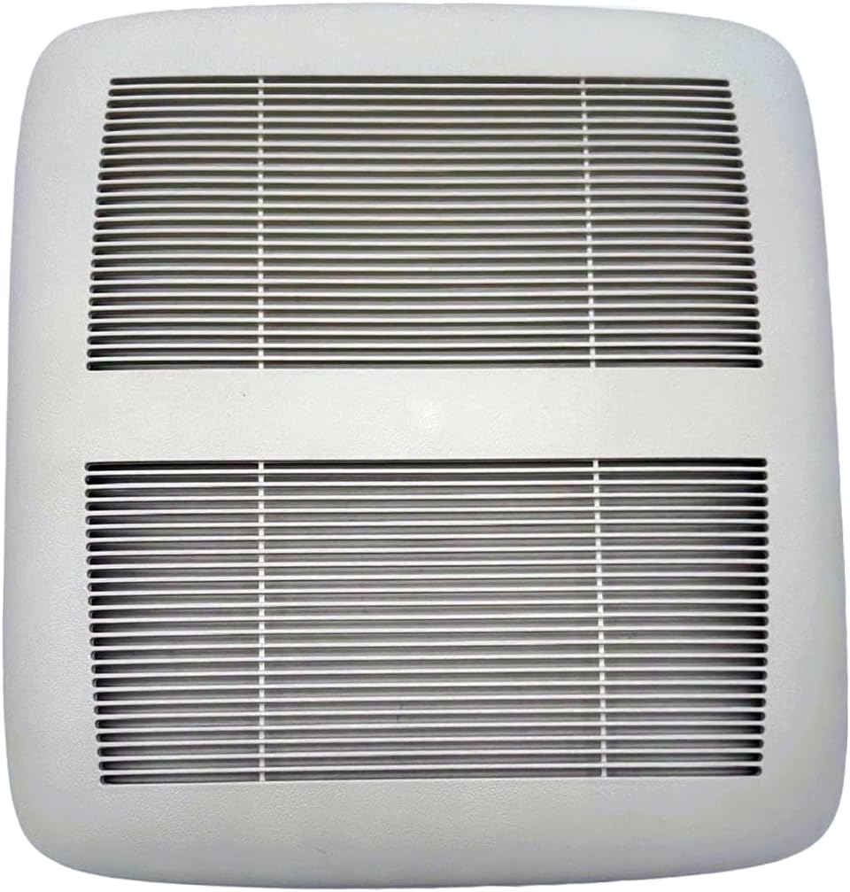 Replacement Grille for Broan-Nutone Bathroom Fans Models RN110, RN80, XN110, XN50, XN8, ZN110, ZN80 - Replaces OEM # S97018872