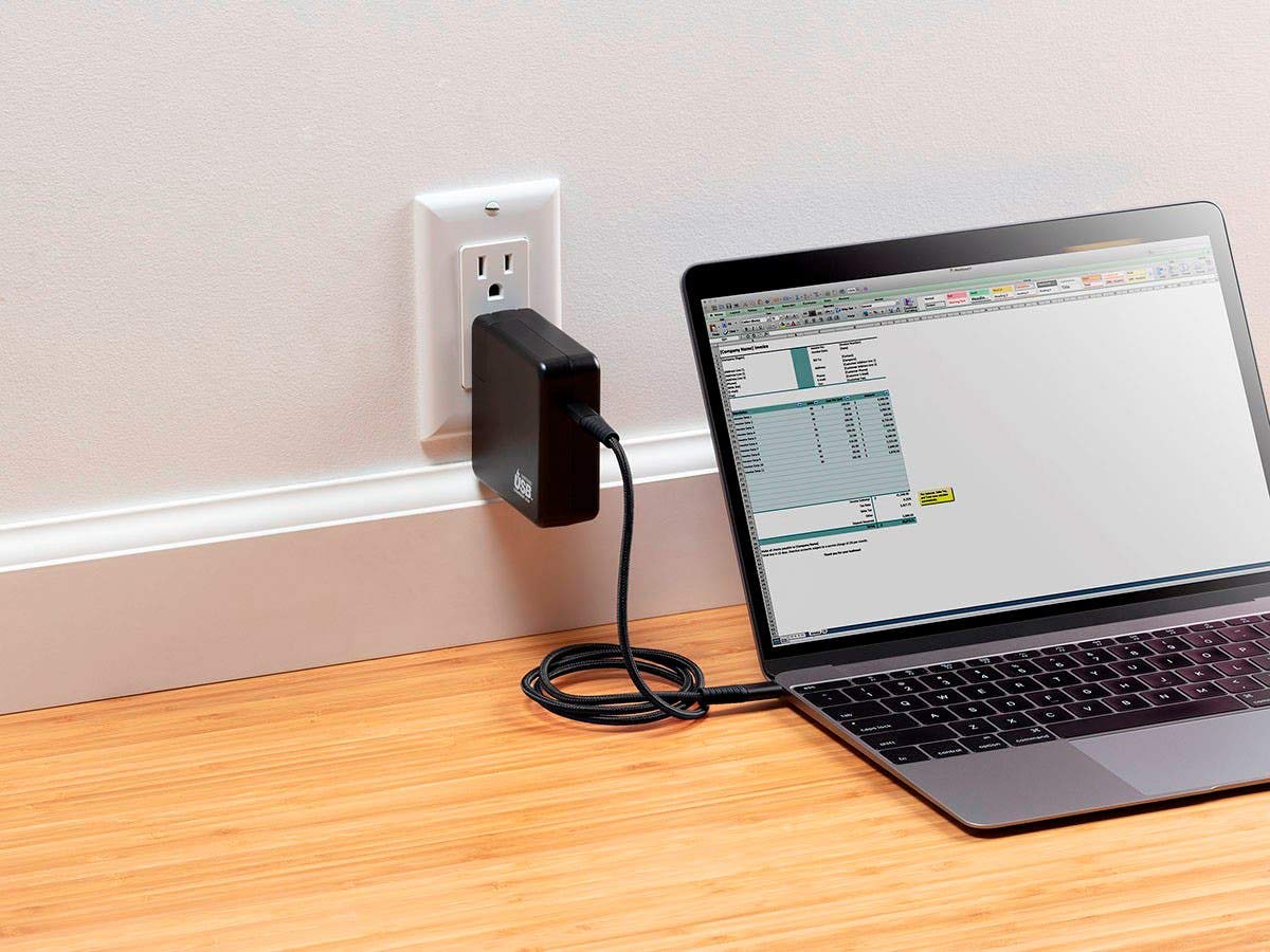 Monoprice Cavo USB 2.0 di tipo C per ricarica e sincronizzazione – 9,5 m/1,8 m/3 piedi/3 m, nero (3 pezzi) intrecciato in nylon rinforzato Kevlar, resistente, 5A/100 W, per Samsung, iPad Pro, MacBook,