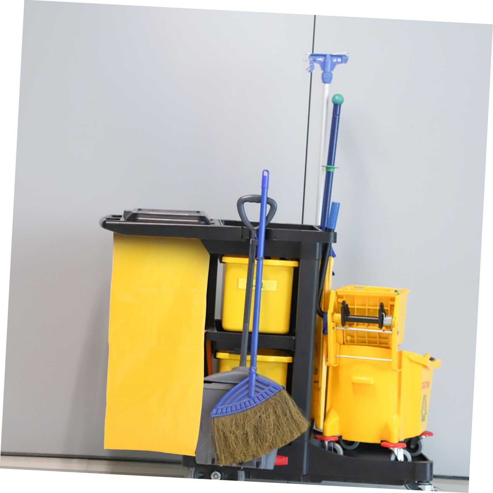 Borsa di Ricambio per Carrello Housekeeping Oxford Giallo, Versatile e Igienica, per Servizi Alberghieri e Raccolta Panni Sporchi