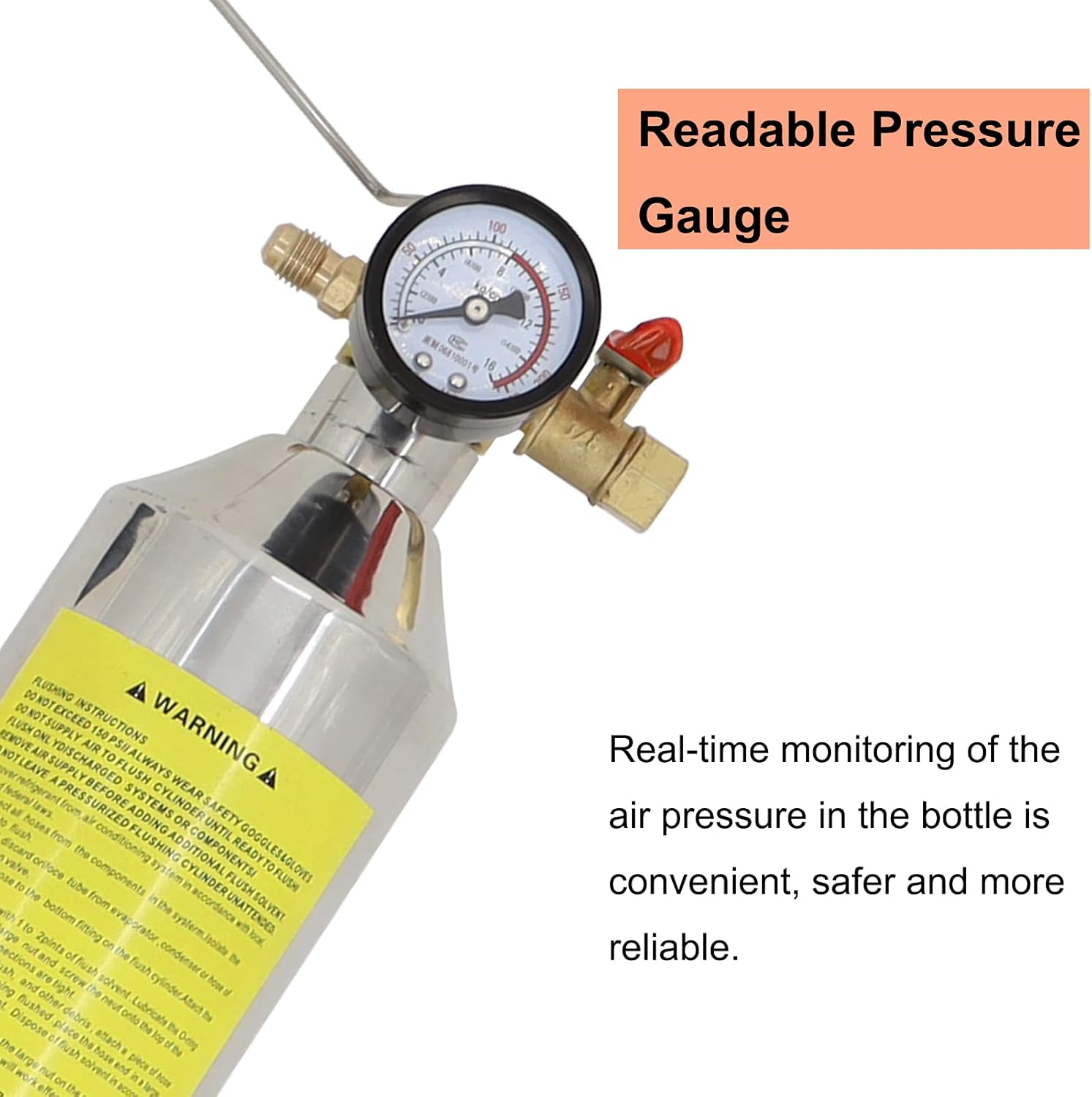 Buy Foifatt AC Flush Kit, A/C Air Conditioner System Flush Canister Gun