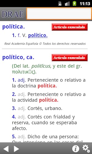 Diccionario de la RAE
