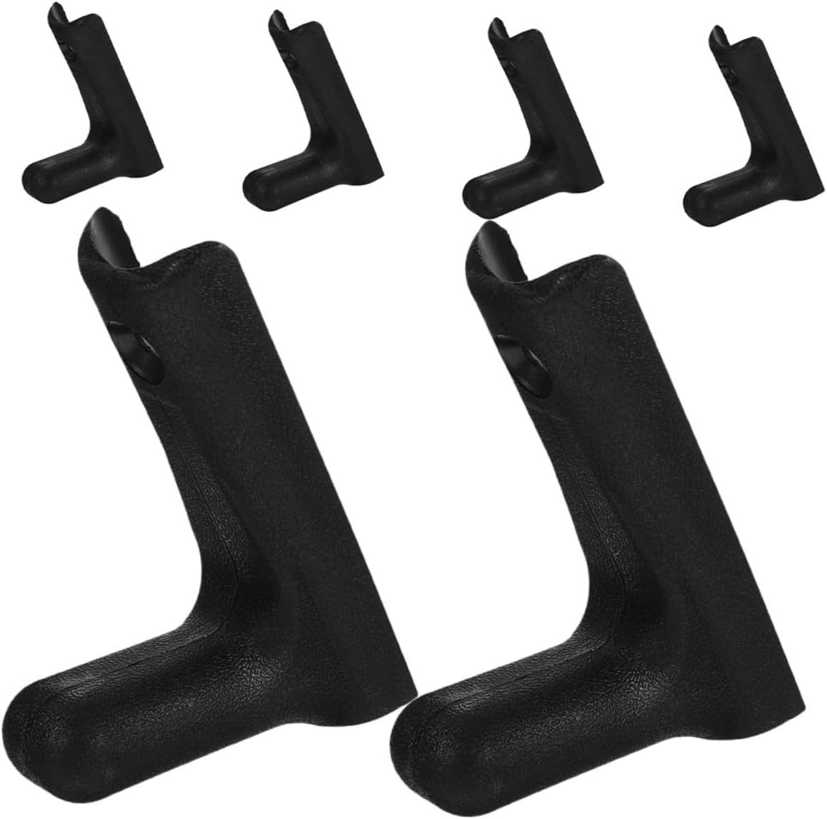 6pcs Wall Mounted Barbell Holder Heavy Duty Commercial Barbell Storage Rack with Hooks for Dumbbell and Weight Plate Organization Home Gym Use