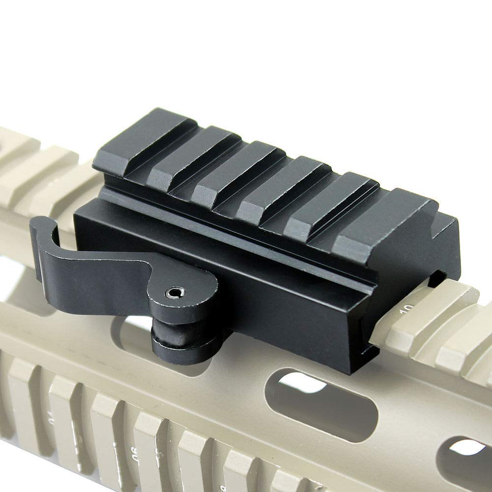 ACEXIER QD Quick Release Adapter Montażowy, 5 Slotów na Akcesoria do pistoletów myśliwskich z podstawą szyny Picatinny Weaver 20mm