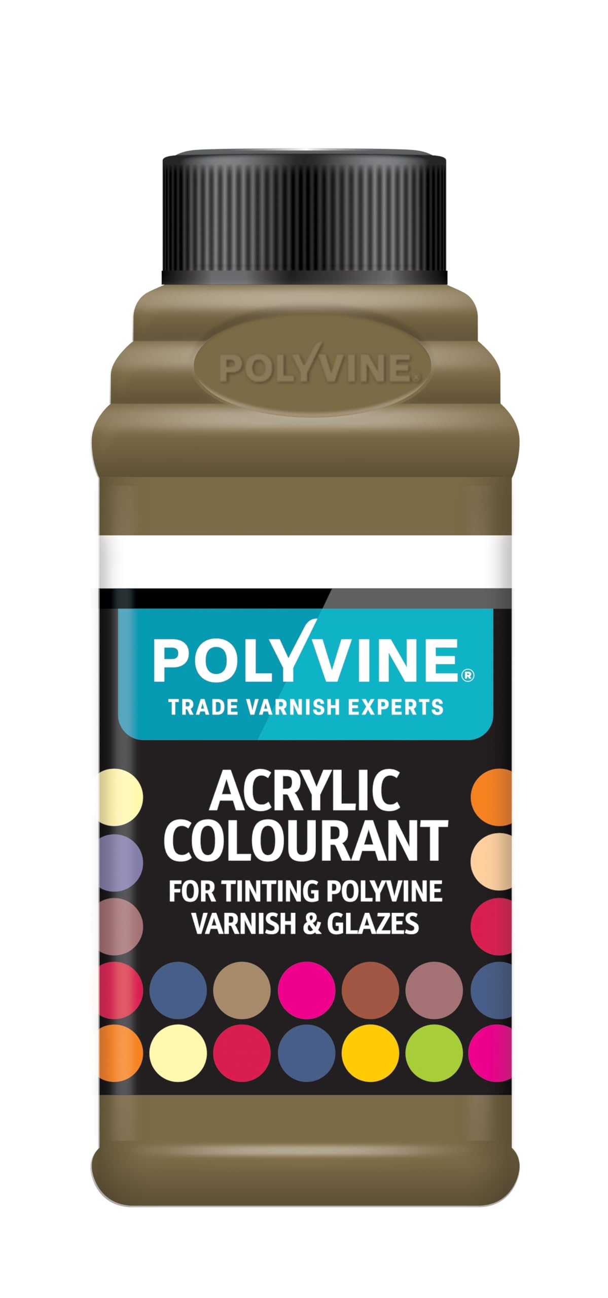 Polyvine Medium Oak 50G Universal Acrylic Colourant Medium Oak