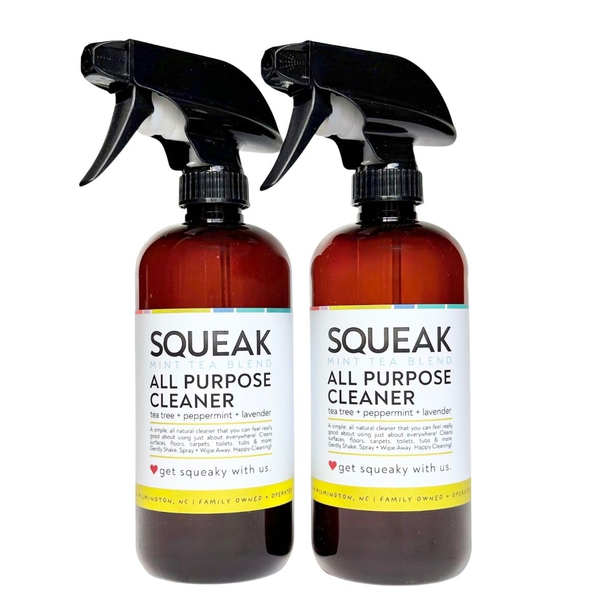 SQUEAK All Purpose Cleaner Spray, Peppermint Tea Tree Lavender, 16oz