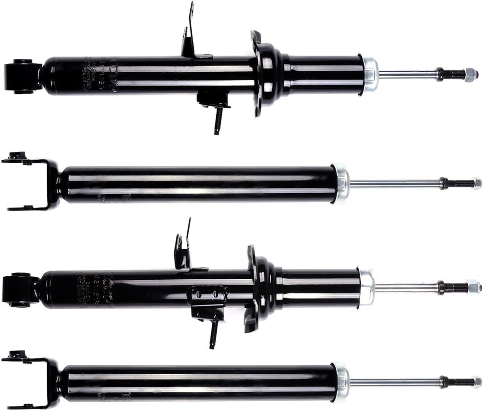 Shocks,SCITOO Front Rear Gas Struts Shock Absorbers Fit for 2011 2012 for Infiniti G25,2007 2008 for Infiniti G35,2009 2010 for Infiniti G37 340020 340021 349096 Set of 4