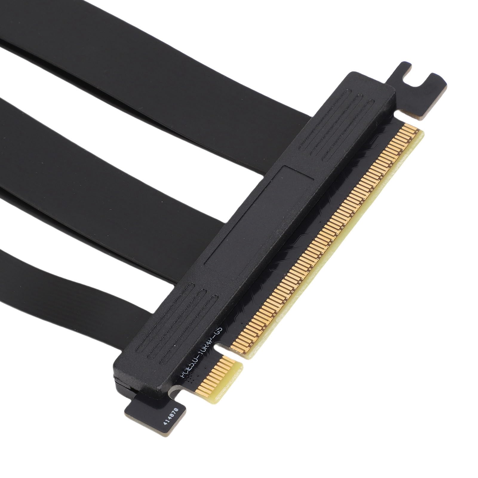 Fabater Ekranowany Kabel Riser PCIE 5.0 X16 do RTX 4090 (Ti) Kabel Przedłużający 128 Gb/s do Obudowy Komputera PC Aplikacje AI — ABS, Czarny (40cm)