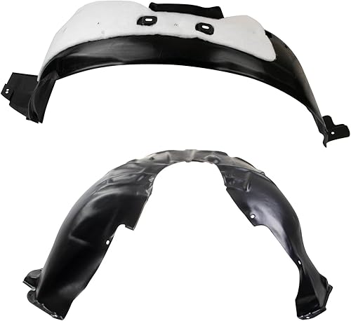 TRQ Juego de forros de guardabarros interior delantero compatible con Chevrolet Cruze 2016