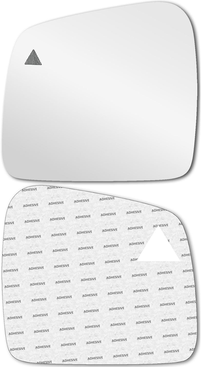 Blind Spot Mirror Glass with Adhesive for 2011-2022 Jeep Grand Cherokee 2011-2023 Dodge Durango Driver Side View Left LH