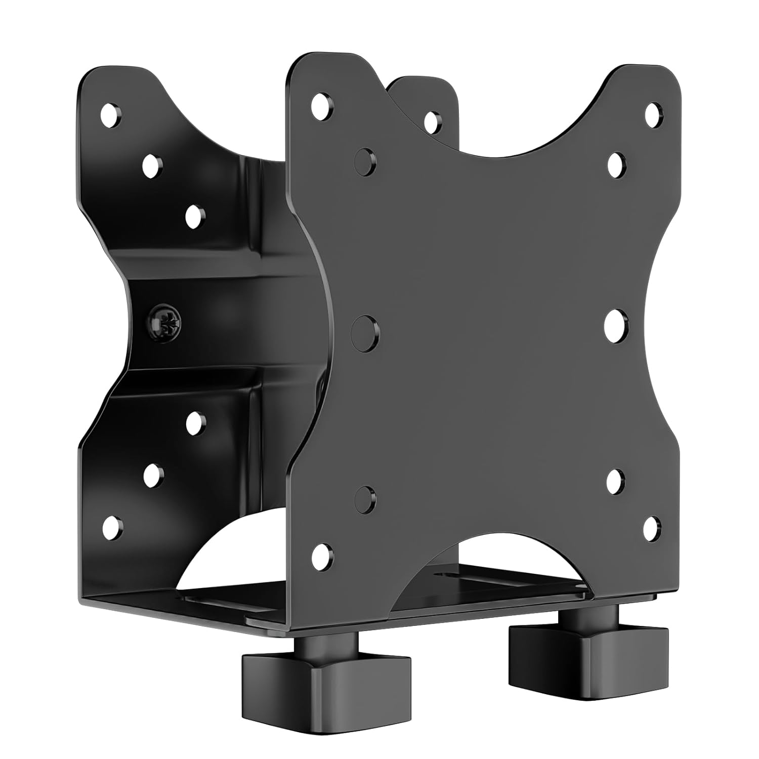 Adjustable Thin Client Mount Bracket - Mount Mini PC to Monitor Arm Stand Pole or Under Desk Supports